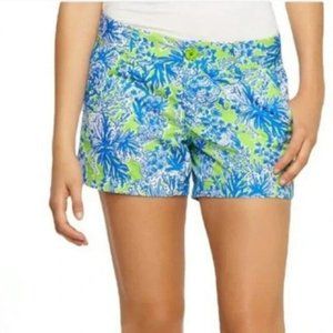 LILLY PULITZER Walsh Shorts in Seaweed Biggest Fan